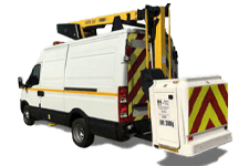 Minibus Hire Stratford-upon-Avon - 12.5M Cherry Picker 3.5T - Van hire Stratford-upon-avon